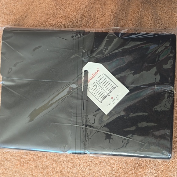 Cavallini & Co. Black Leather Italian Journal,Size 6"x 8",Retail Price$45.50USD - Picture 4 of 5
